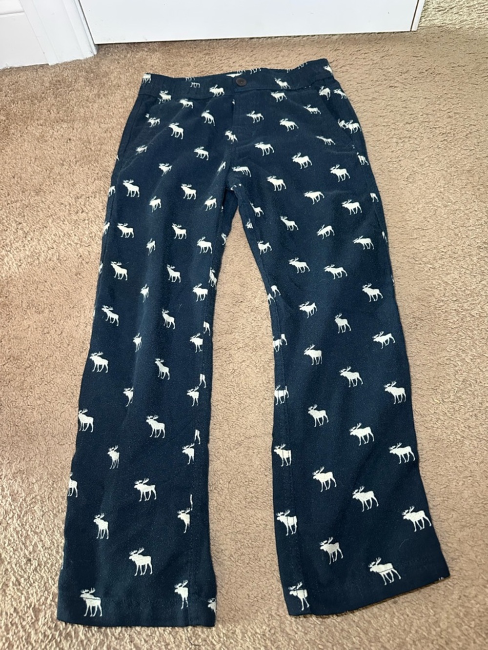 Abercrombie Kids Vintage Y2K Pajama Lounge Pants Size Medium Boys PJ Moose